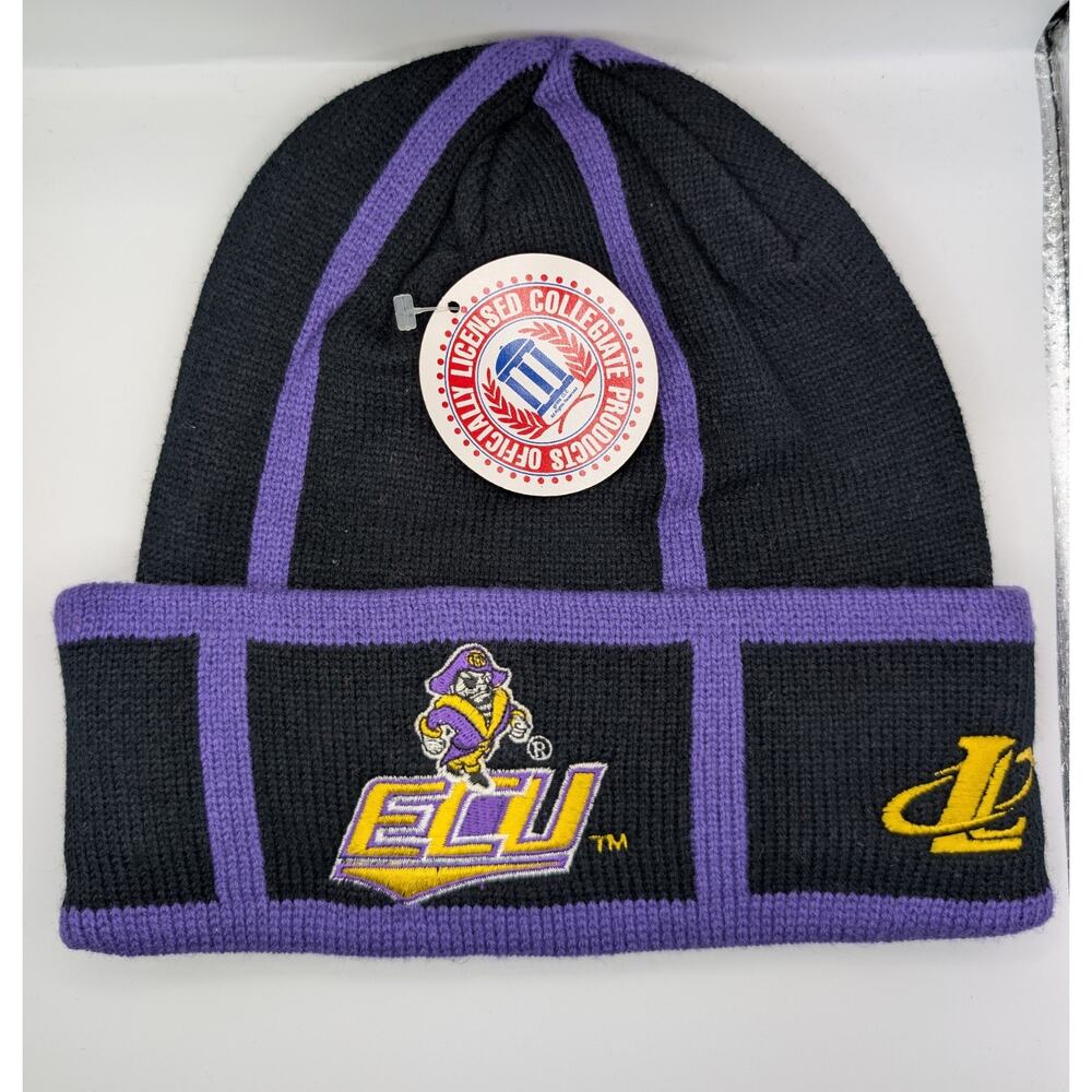 East Carolina Pirates Knit Beanie ECU Licensed Collegiate Product NWT